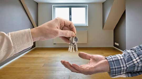 Hauskauf Schlüsselübergabe