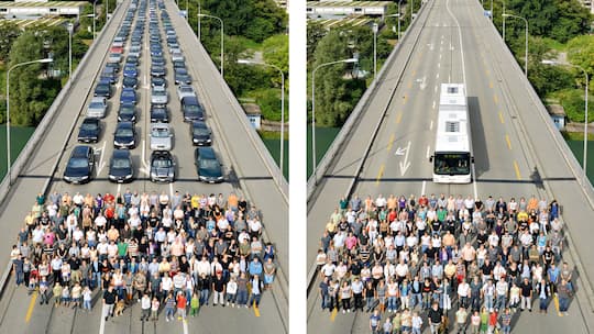 Mitfahren statt rumstehen