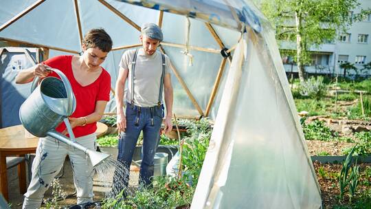 Stadt-Bauern mit Visionen