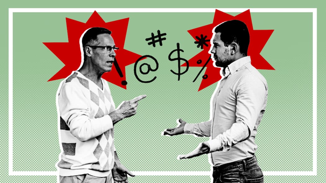 Was gilt wirklich als Ehrverletzung? Zwei Männer streiten sich. Nicht alles, was man für eine Ehrverletzung hält, ist wirklich eine. Wie sind Beschimpfung, Verleumdung und üble Nachrede rechtlich definiert?