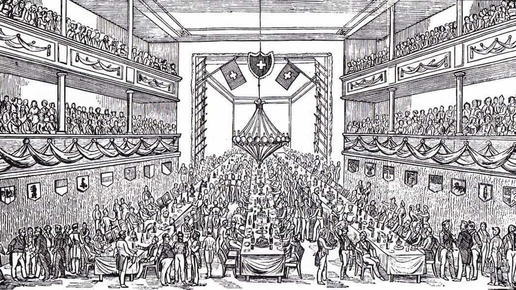 Die manipulierten Wahlen von 1848 Zeichnung der Parlamentswahlen 1848