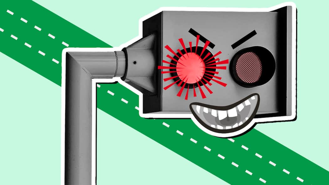 Wieso ein Temposünder 38’000 Franken Busse zahlen soll Illustration eines Blitzers - Schnell fahren kann teuer werden. Besonders, wenn man zum zweiten Mal erwischt wird