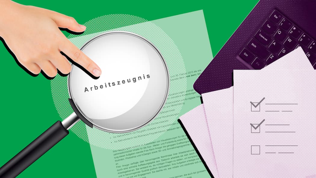 Enthält Ihr Leistungsausweis unbekannte Schwächen? Illustration Arbeitszeugnis prüfen