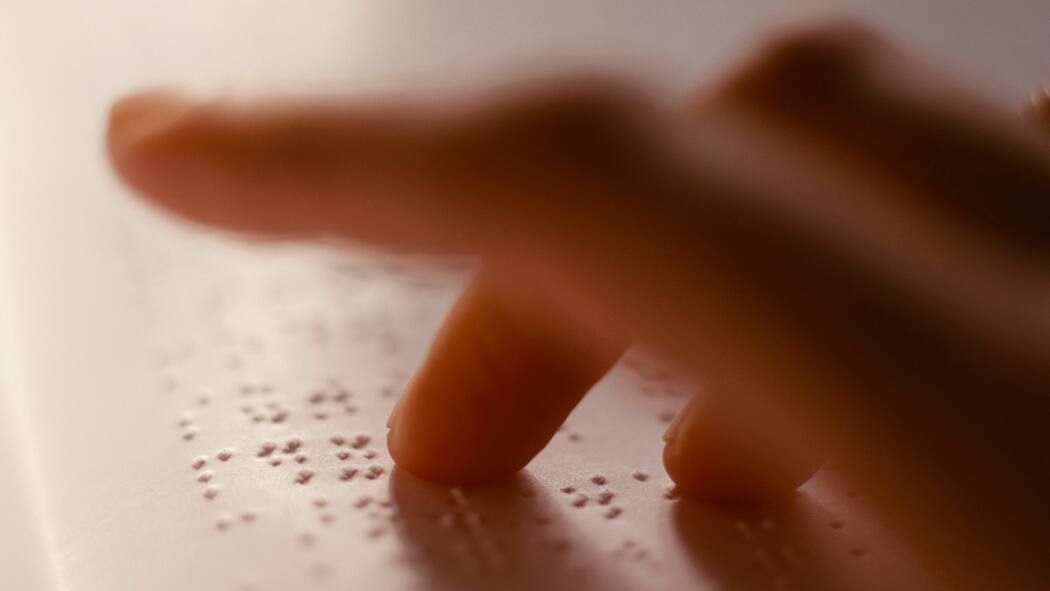 Dank Spenden Blindenschrift lernen Brailleschrift