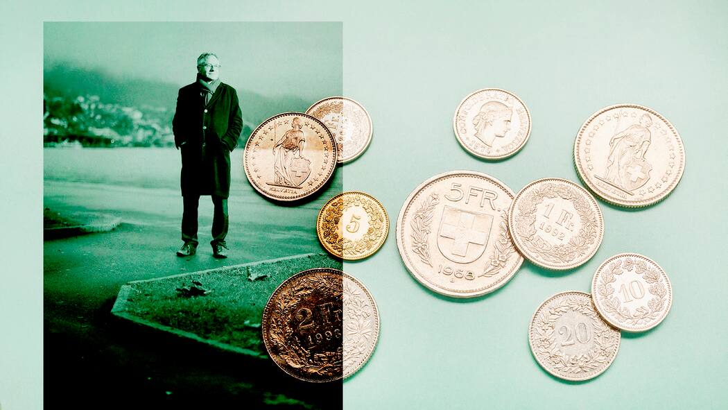 «Der Taskforce-Beitritt ist mit der Neutralität vereinbar» Schweizer Franken auf grünem Hintergrund neben Foto von Marco Jorio