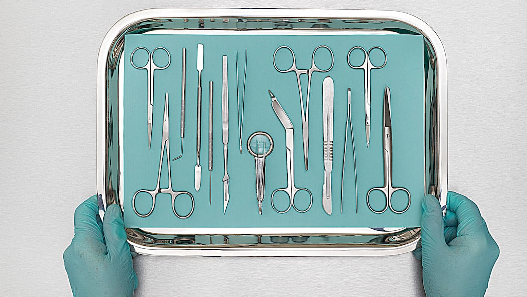 Dank Spenden wieder voll arbeitsfähig Operationsbesteck