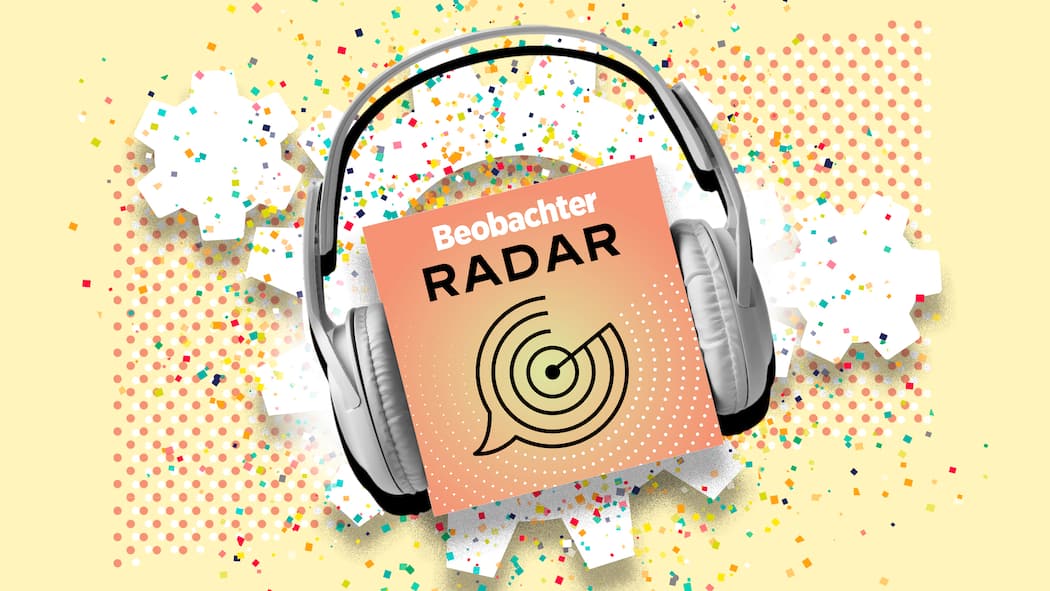 «Beobachter Radar» – der neue Podcast ist da! Podcast Illustration