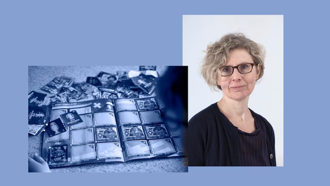 «Kinder lernen Verhandlungsgeschick» Ein Panini-Heft neben einer Bildungsexpertin