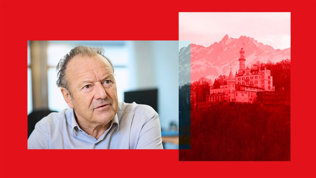 Wieso lieben Oligarchen die Schweiz, Mark Pieth? Mark Pieth im Interview, in einer Montage mit dem Chateau Gütsch in Luzern