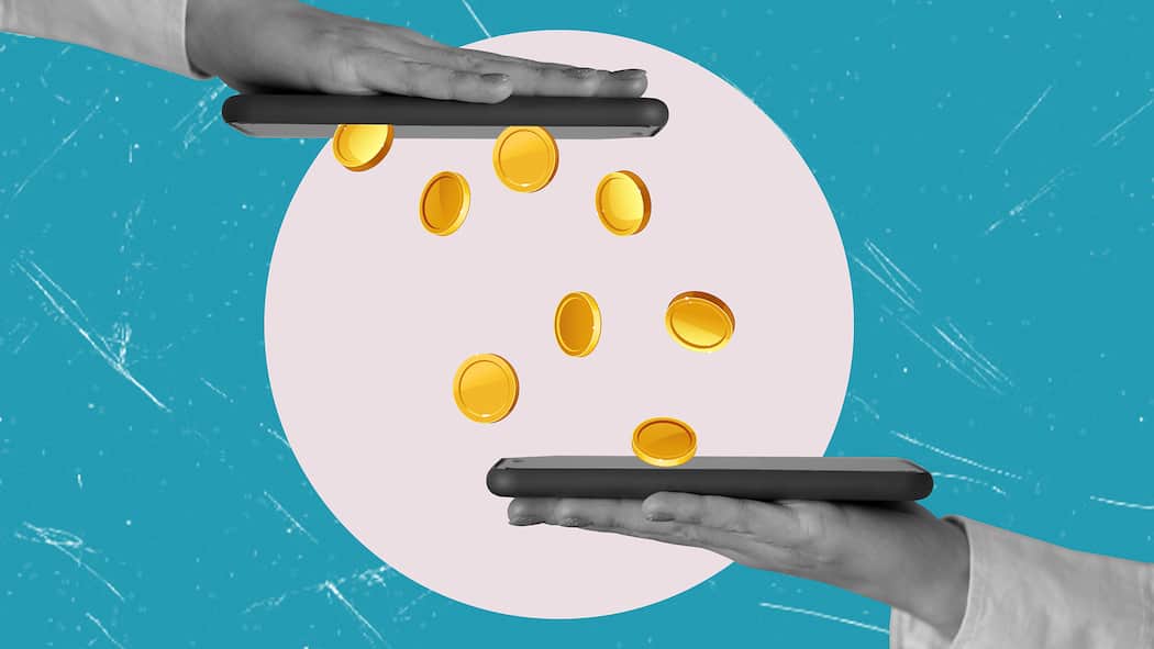 Mit Fake-Job 6000 Franken verloren Illustration Geld und Magnet