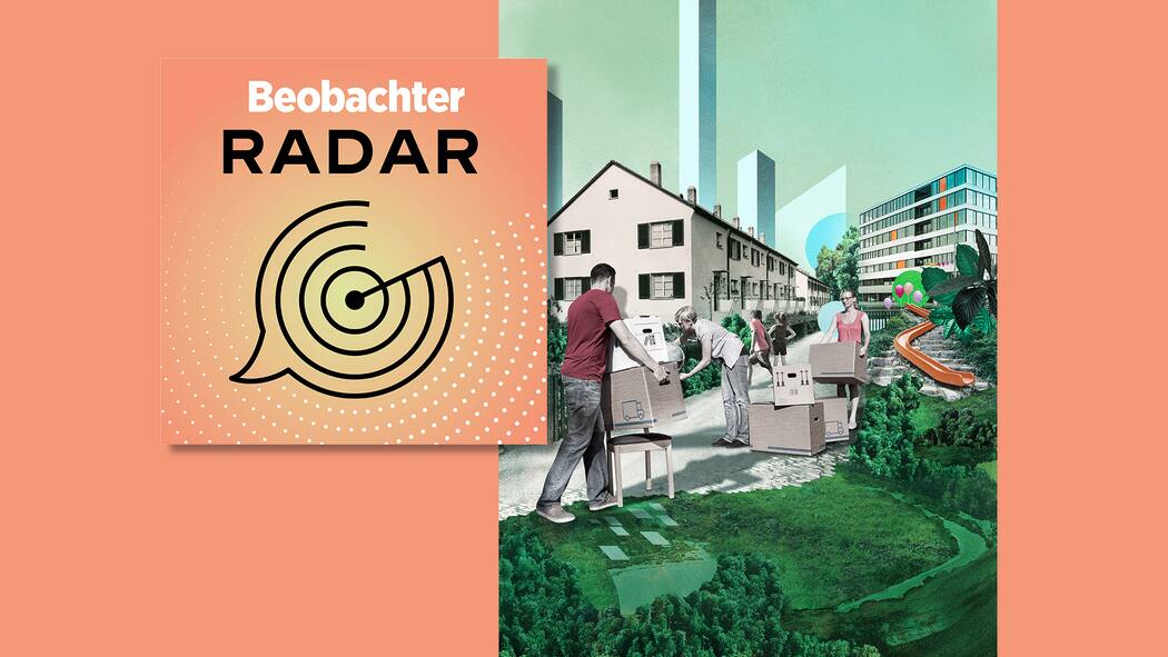 Wie die Wohnungsnot bekämpfen? Symboldbild Podcast Wohnungsnot; Wie die Wohnungsnot bekämpfen? An immer mehr Orten in der Schweiz herrscht Wohnungsnot. Wir zeigen die Rezepte dagegen.