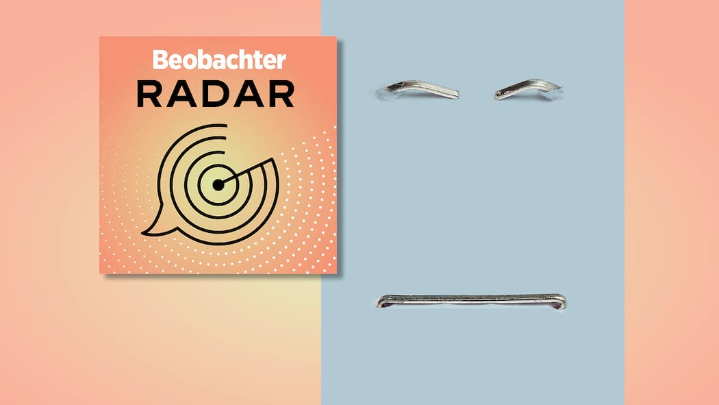 Familienzulagen – das dichteste Gestrüpp im Bürokratiedschungel Collage für Beobachter Podcast Radar zum Thema Fam Zulagen, Familenzulagen, Bürokratiemonster. Bilder:Shutterstock: Set of different staples pushed into a piece of paper. Isolated on white background.Beobachter: Illustration Podcast Radar