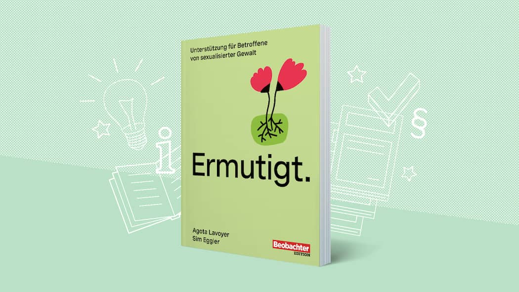 Dieses Buch bricht das Schweigen Begleitung nach sexualisierter Gewalt, Illustration für Bücherseite "Ermutigt"