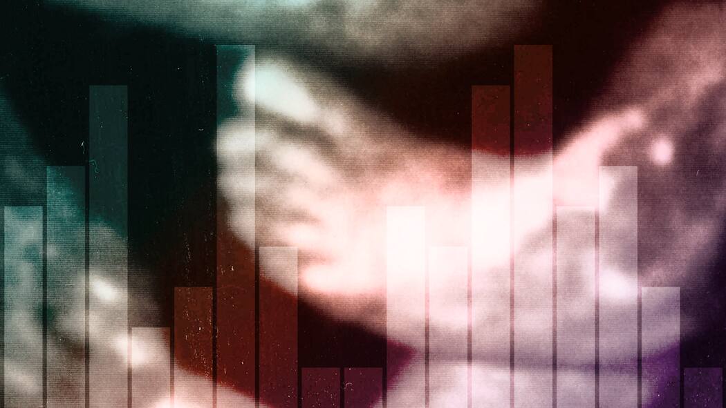 Künstliche Befruchtung – diese Methoden sind erlaubt Ultraschall-Bild eines Fötus (nur ein kleiner Fuss ist im Bildausschnitt zu sehen) im Mutterleib