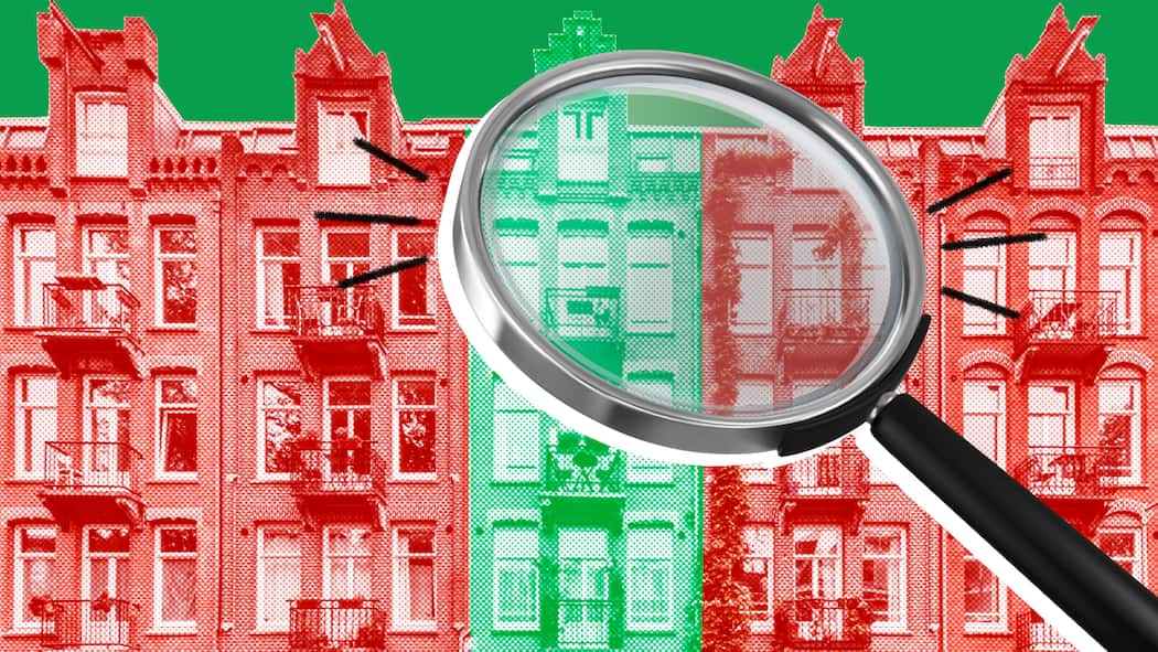 Wie Sie Ihre Chancen bei der Wohnungssuche steigern Eine Lupe fährt über Reihenhäuser. Wer in der Schweiz nach einer Wohnung sucht, hat es gerade in Städten nicht immer leicht. Der Beobachter gibt 7 Tipps, wie Sie Ihre Traumwohnung finden und den Zuschlag erhalten.