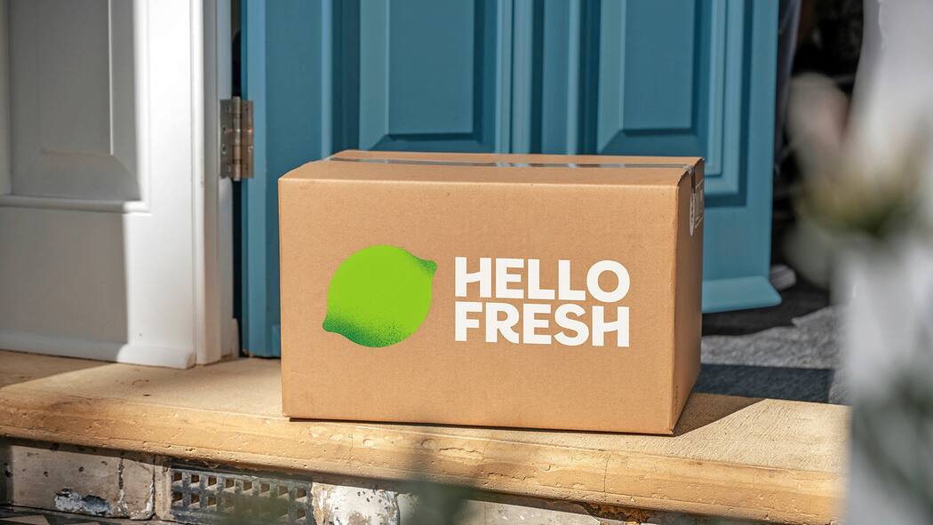 Ein Rezept, um Kunden zu verärgern Bild einer HelloFresh-Box vor einer Haustüre.