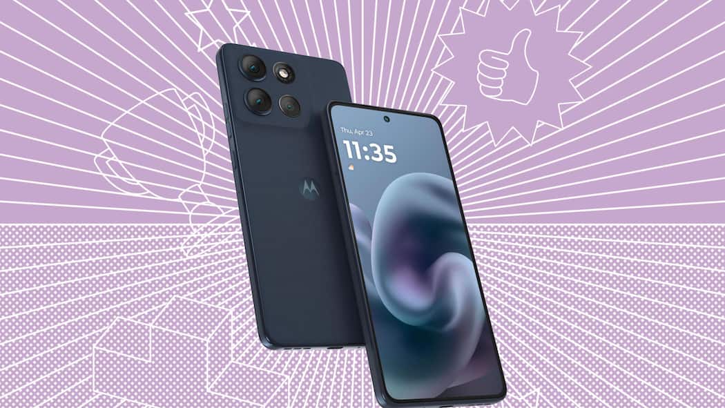 Diese 26 Smartphones sind «gut» oder «sehr gut» Collage mit dem Motorola Moto G86 5G - Gute Handys gibts in der Schweiz ab 177 Franken. Das zeigt ein neuer Test der Stiftung Warentest