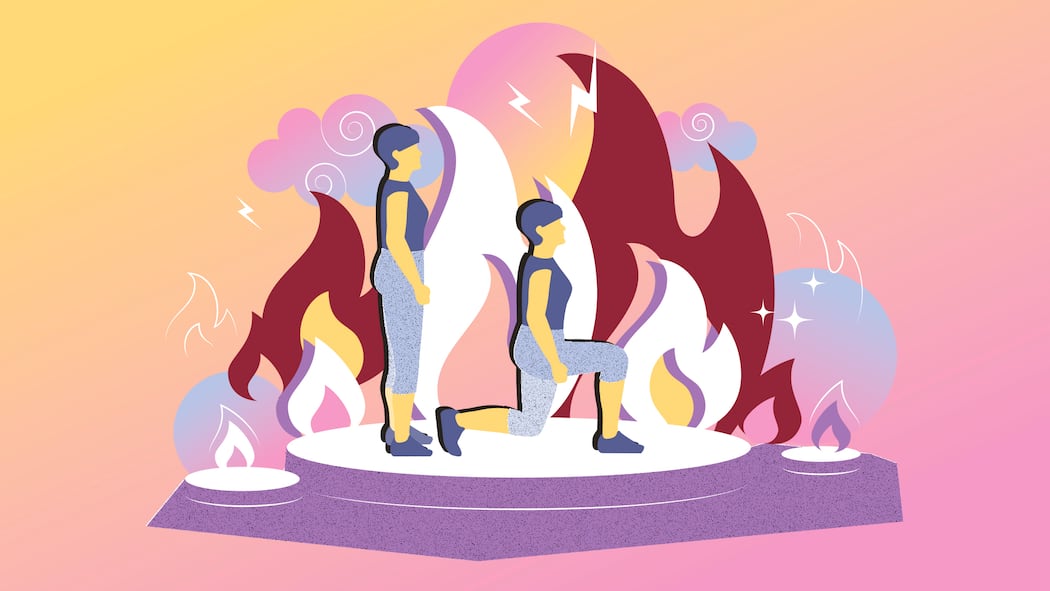 Frauen an die Hanteln! Diese Übungen helfen beim Muskelaufbau Illustration Fitness für Frauen: Frauen, an die Hanteln! Fitte Muskeln machen stark und glücklich. Und schützen vor Osteoporose und anderen Krankheiten.