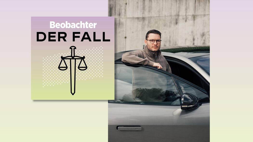 Jaguar gleichzeitig in Garage und auf Spritztour? Die Hintergründe zu dem Fall Collage mit dem Jaguarbesitzer und dem Podcast-Logo - ein St. Galler IT-Spezialist entdeckt, dass sein Jaguar während einer Reparatur für private Zwecke gefahren wurde – etwa für Restaurantbesuche. Alles ohne Zustimmung. Der Podcast zu diesem Fall