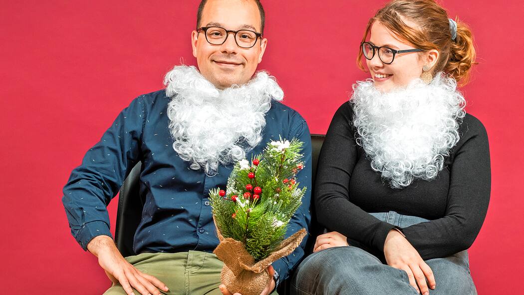 Soll Weihnachten kein staatlicher Feiertag mehr sein? Blaise Fasel (Junge CVP) und Nadia Kuhn (Juso)
