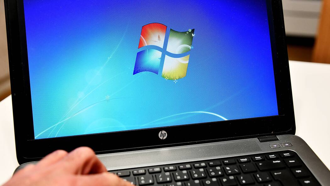 Microsoft-Betrüger packen die Chance Laptop mit Windows 7