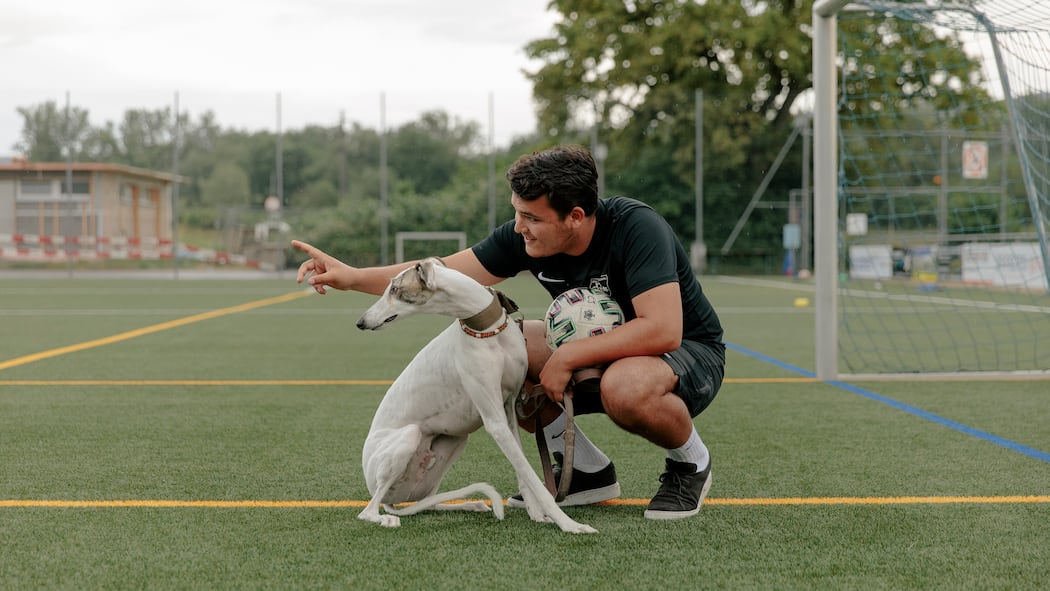 «Zwei verletzte Seelen fanden zueinander» Tiago Santiago mit seinem Windhund Jerry