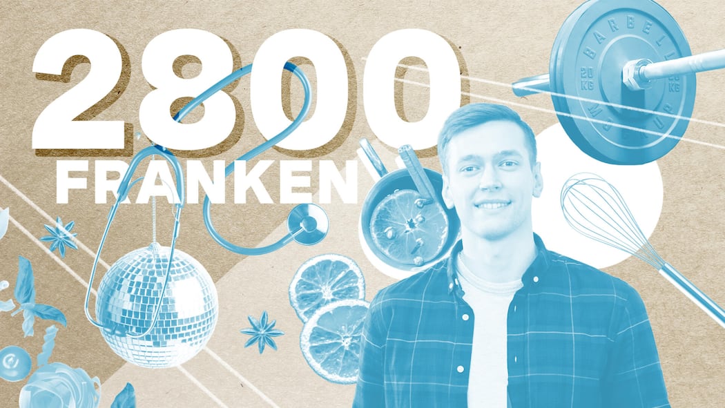 «Auf dem Weihnachtsmarkt verdiene ich rund 2500 Franken im Monat» Illustration Collage Abrechnung, Folge 52: Weihnachtsmarkt MA