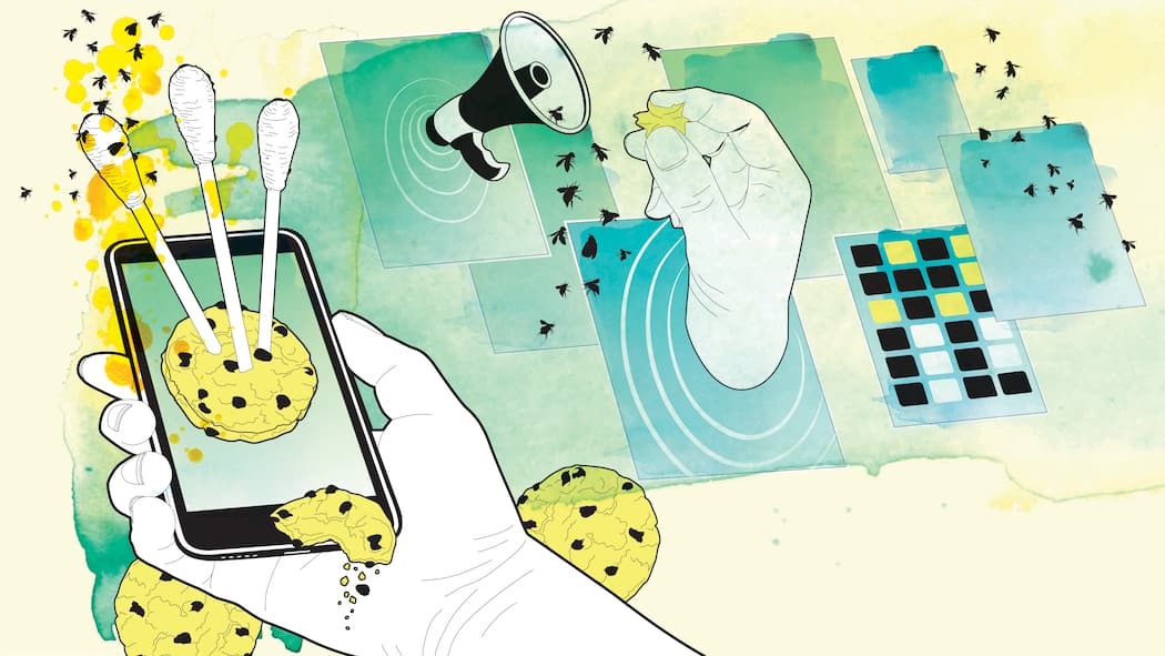 Eklige Verfolger Internet-Werbung mit Ohrenschmalz und Cookies