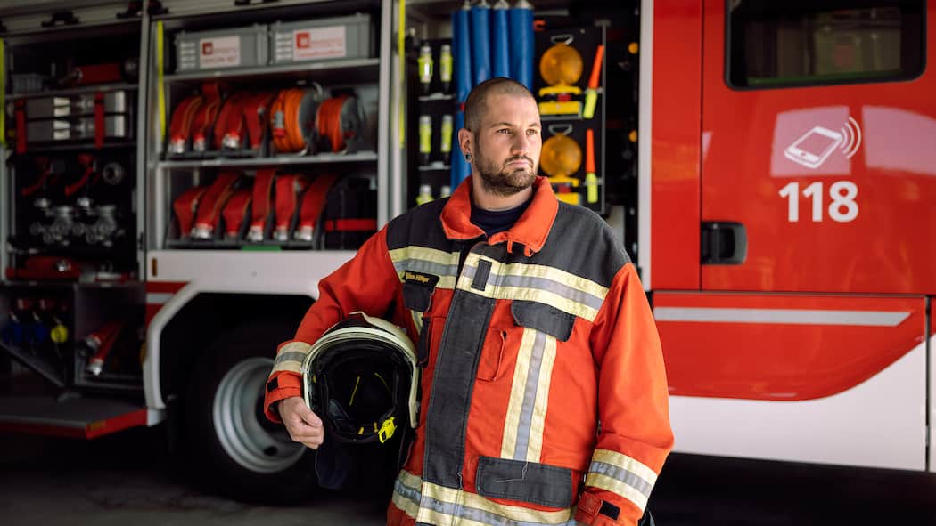 «Wenn der Alarm kommt, geht der Puls hoch» Björn Häfliger ist Leutnant bei der Feuerwehr Regio Laupen