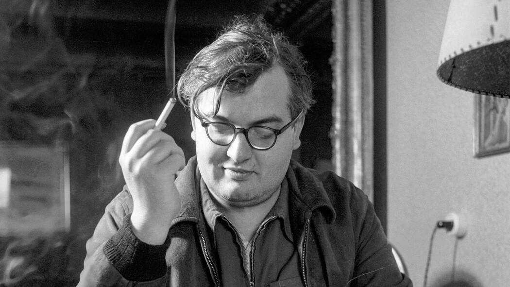 Der Dichter und seine Spender Friedrich Dürrenmatt Ende der 40er-Jahre