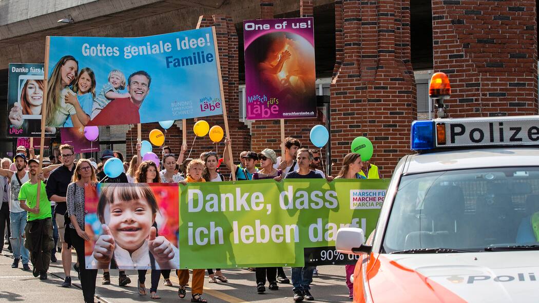 Ziemlich viel «Win-win» bei Pro Life «Marsch fürs Läbe» im September 2019 in Zürich