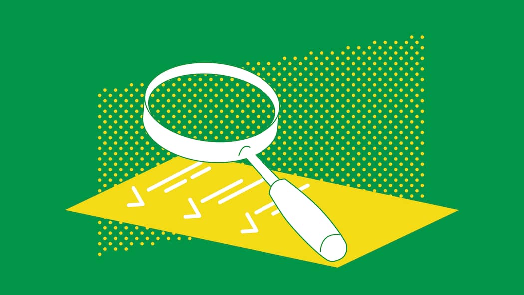 Müssen die Eltern zahlen? Eine Lupe ist auf eine gelbe Checkliste gerichtet, die vor einem grünen Hintergrund steht. Wie können Konsumentinnen und Konsumenten richtig reagieren, wenn sie vor einem unlösbaren Problem stehen? Der Beobachter zeigt, was Sie zu dem Thema wissen müssen – kurz und knapp.