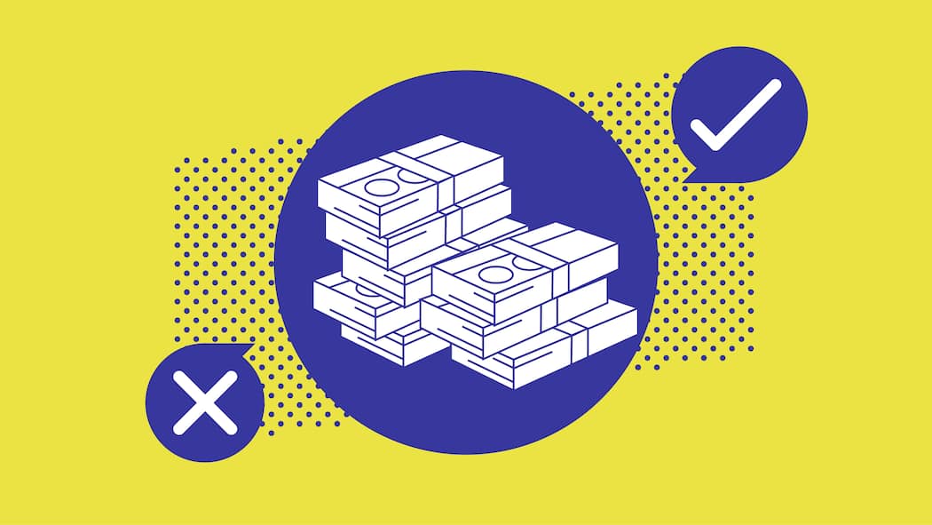 Ihre Steuerrechnung ist falsch? Unser Tool zeigt, was in Ihrem Fall gilt Ein Bündel mit Geldscheinen befindet sich vor einem gelben Hintergrund - Finden Sie mit dem Beobachter-Format «Be-O-Mat» mit wenigen Klicks heraus, was für Ihren spezifischen Fall gilt, indem Sie wenige Fragen zu Ihrer Situation beantworten.