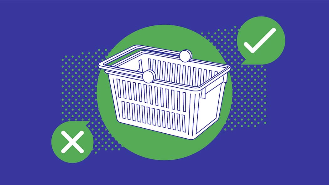 Wegwerfen oder aufbewahren? Unser Tool zeigt, wann Dokumente & Co. verjähren Ein Einkaufskorb befindet sich vor einem blauen Hintergrund - Finden Sie mit dem Beobachter-Format «Be-O-Mat» mit wenigen Klicks heraus, was für Ihren spezifischen Fall gilt, indem Sie wenige Fragen zu Ihrer Situation beantworten.