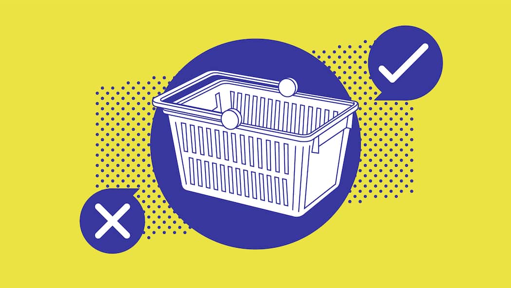 Neues Tool: Prüfen Sie jetzt, wie lange Ihr Gutschein gültig ist Ein Einkaufskorb befindet sich vor einem gelben Hintergrund - Finden Sie mit dem Beobachter-Format «Be-O-Mat» mit wenigen Klicks heraus, was für Ihren spezifischen Fall gilt, indem Sie wenige Fragen zu Ihrer Situation beantworten.