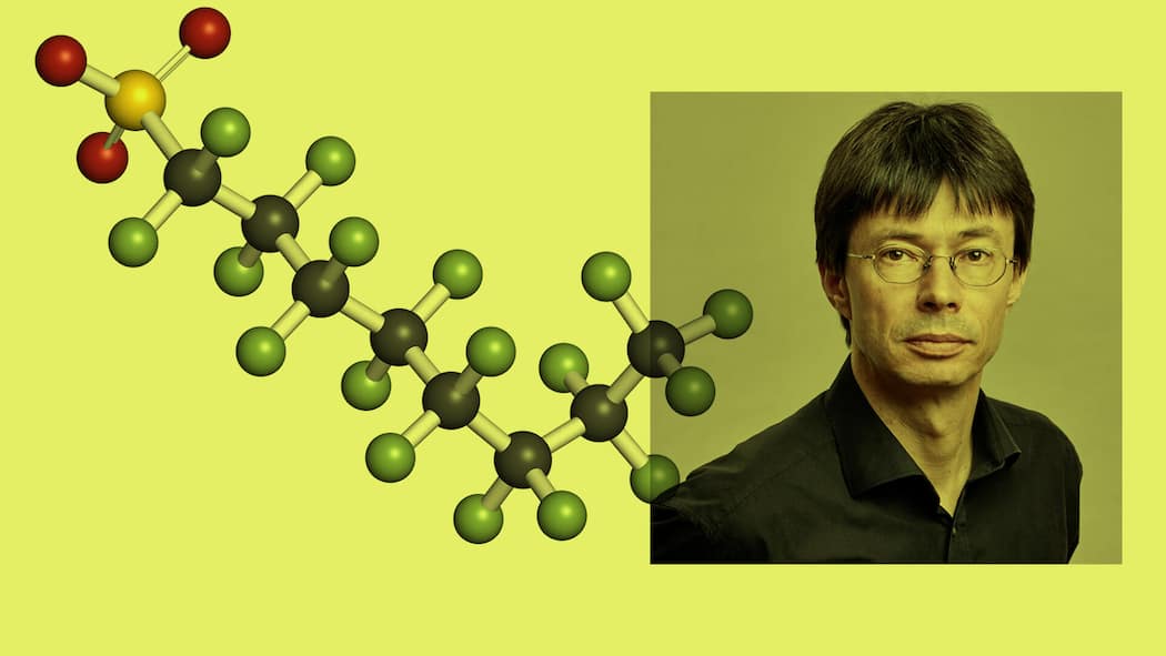 «Es ist ein Riesenakt, PFAS wieder loszuwerden» Bildkollage zum Interview mit Martin Scheringermit einem PFOS-MolekülMartin Scheringer ist ein deutsch-schweizerischer Chemiker und international bekannt für seine PFAS-Expertise. Er ist an der ETH Zürich Privatdozent für Umweltchemie, Professor…