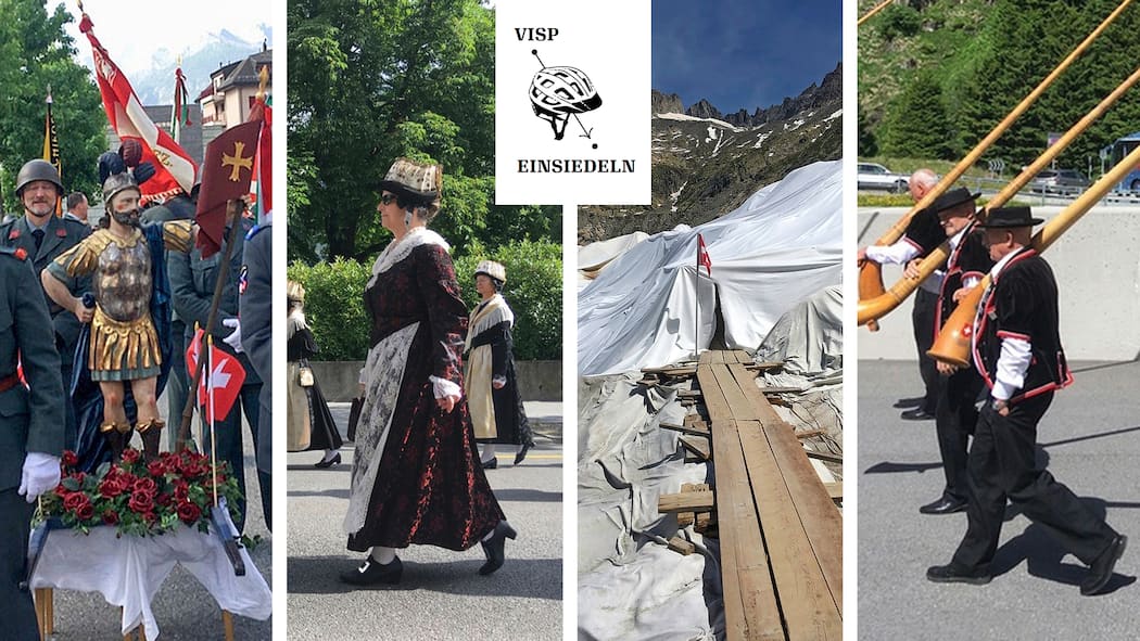 Von Herrgottstag und Teufelsbrücke Szenen eines Trips von Visp nach Einsiedeln
