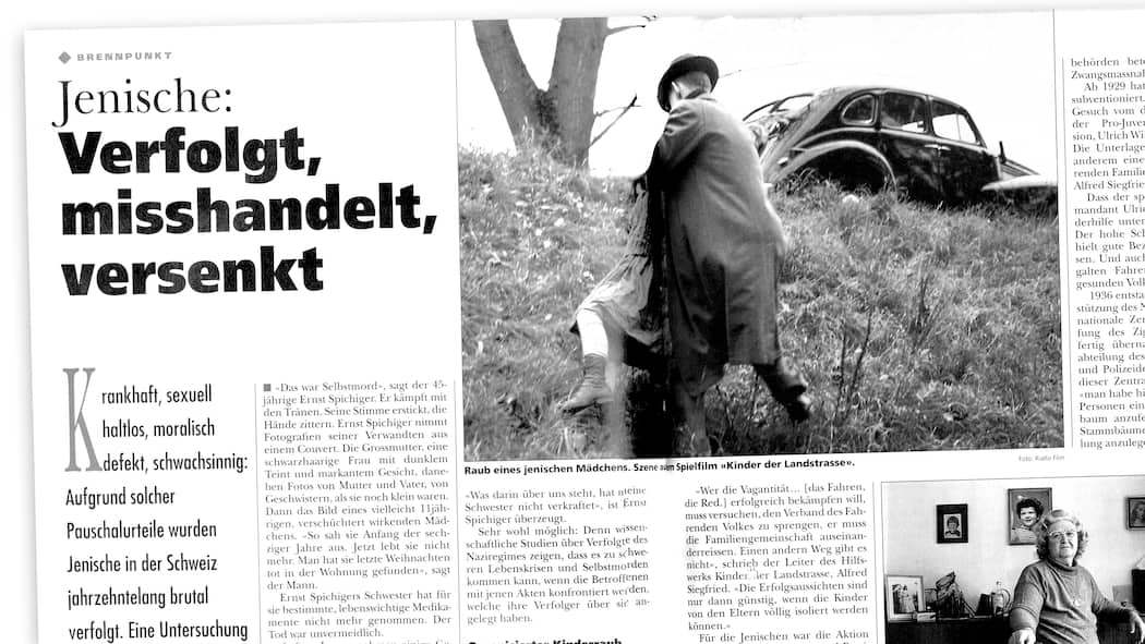 «Das erfüllt den Tatbestand des Völkermords» Aus dem Jahr 1997: Beobachter-Artikel über die Verfolgung der Jenischen