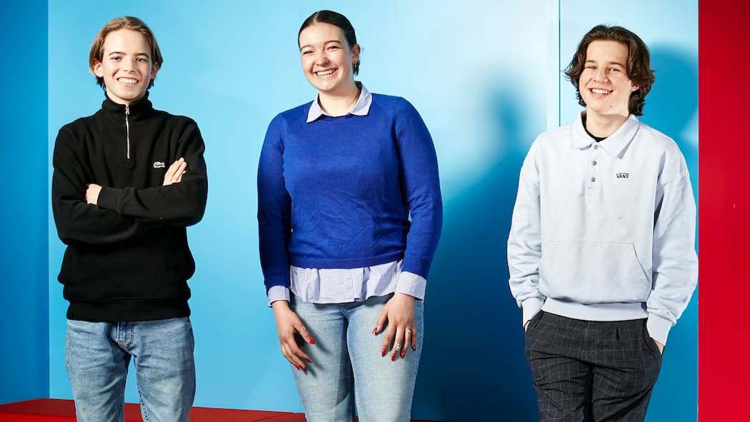 Zum Wunschberuf dank Schnupperlehre Die Lehrlinge Luca Fluck, Carla Schönberg und Tim Nock (v.l.) haben ihren beruflichen Werdegang mit einer Lehre bei Ringier Axel Springer Schweiz eingeschlagen.