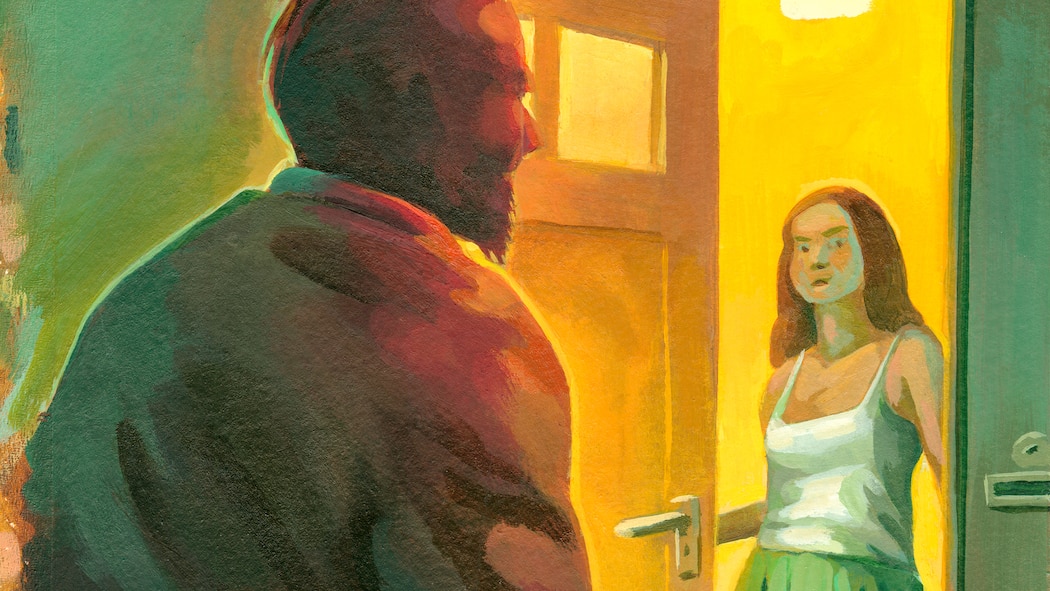 Plötzlich waren Fremde an der Tür Plötzlich stand ein fremder Mann vor der Wohnungstür