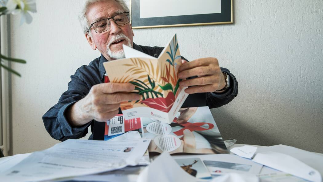 1 Jahr, 161 Bettelbriefe Marc Bill* mit nerwünschter Werbung