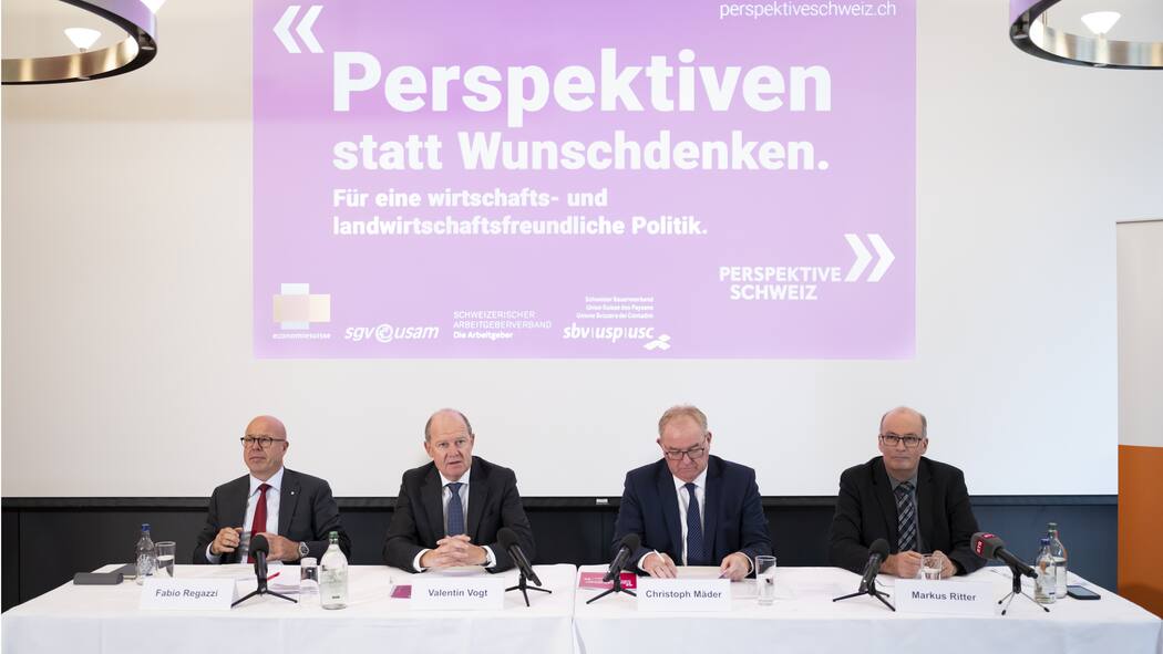 Verbände verschleiern Kosten für Wahlkampf Verbandsversammlung der Perspektive Schweiz