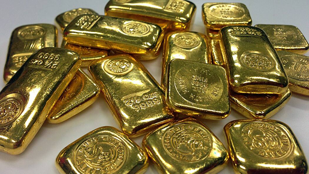 Warum Gold plötzlich massiv an Wert verliert Glänzend und wertvoll: Goldbarren.
