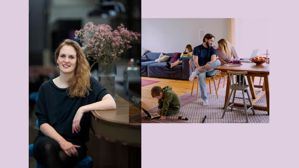 «Eltern können Kommunikation trainieren wie einen Muskel» Collage mit Patricia Lannen - Wenn Eltern sich gut verstehen, entwickeln sich ihre Kinder besser. Psychologin Patricia Lannen sagt, wie das geht
