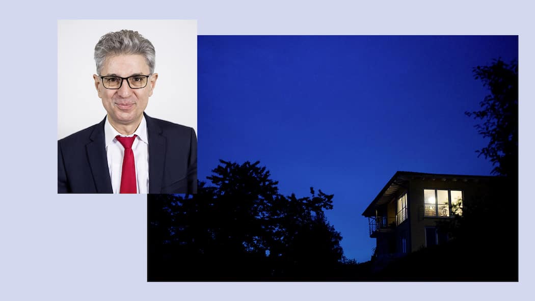 «Die Immobilienpreise sind von der Lohnentwicklung völlig abgekoppelt» Collage mit Donato Scognamiglio und einem Haus - Preise explodieren, Löhne hinken hinterher: Der Experte Donato Scognamiglio erklärt, warum der Traum vom Haus oft platzt und weshalb Eigentümer gar kein Interesse an günstigerem Wohnraum haben