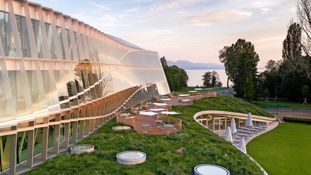 Das Märchen vom sauberen Neubau Der Hauptsitz des Internationalen Olympischen Komitees IOC in Lausanne.