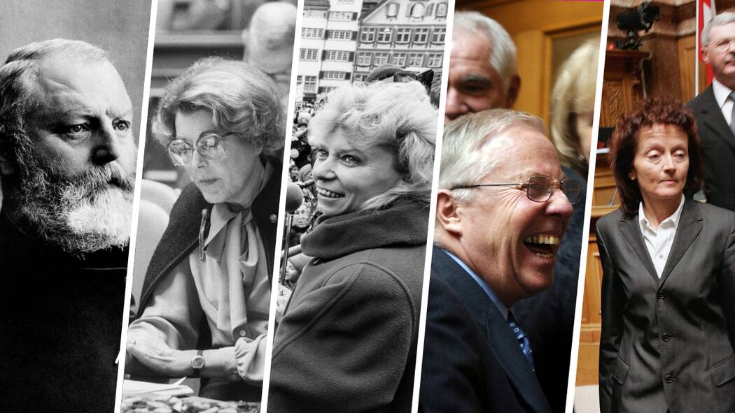 Die fragwürdigsten Bundesratswahlen in der Geschichte der Schweiz Diese Bundesratskandidatinnen und -kandidaten wurden abgesägt, waren Teil von Intrigen oder hätten garnicht gewählt werden dürfen.