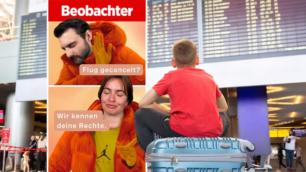 Flug gecancelt? Beobachter Video Recht einfach: Flug gecancelt?