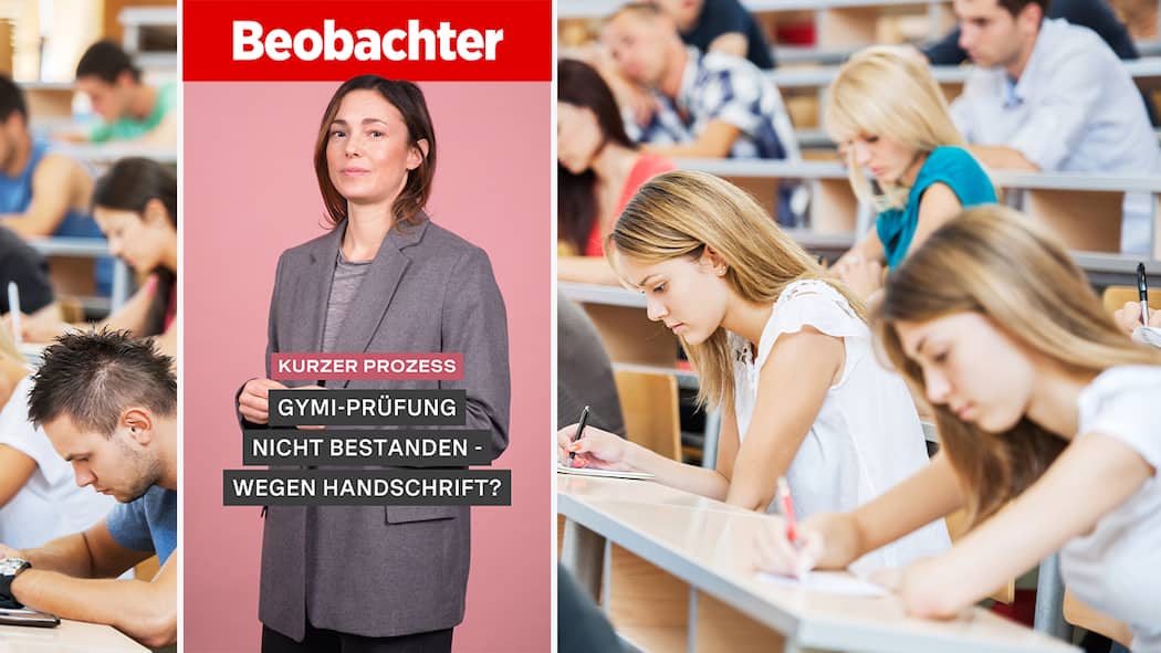 Gymiprüfung nicht bestanden – wegen Handschrift? Beobachter-Video Kurzer Prozess. Man kennts – bei Prüfungsnervosität zittert die Hand und an Schnürlischrift ist nicht mehr zu denken. Was aber, wenn dir der Stress so zusetzt, dass man deine Schrift nicht mehr lesen kann?