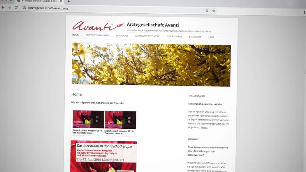 Statt Therapie gibts «spezielle Sitzungen» Ärztegesellschaft Avanti